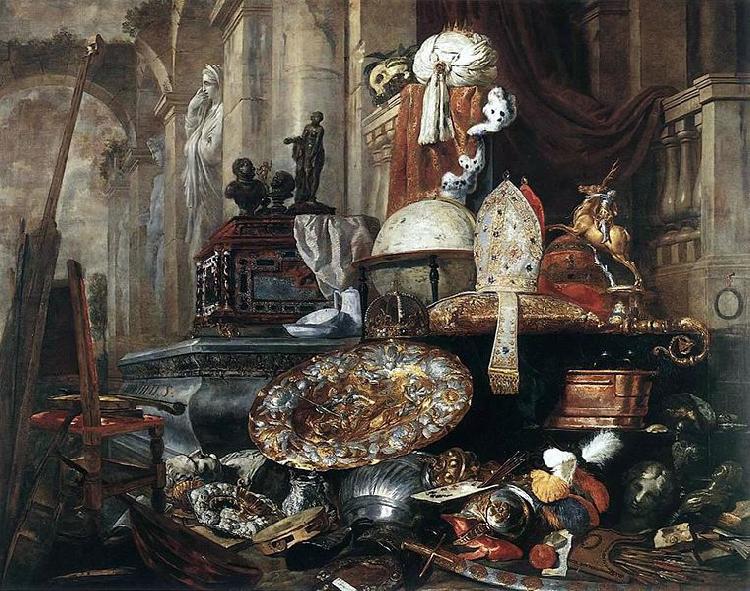 Pieter Boel Large Vanitas - Still-Life oil painting image